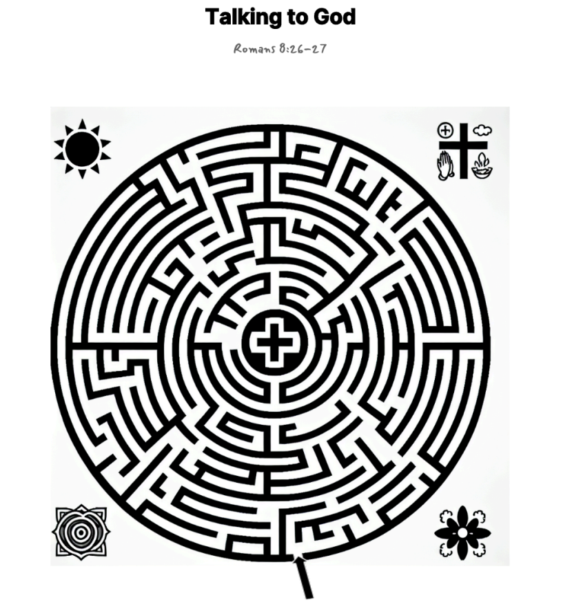 Talking to God maze